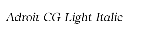 Adroit CG Light