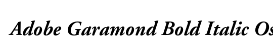Adobe Garamond