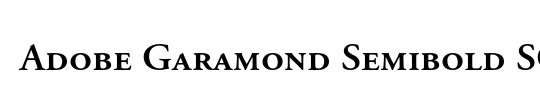 Adobe Garamond