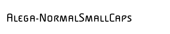 Alega-NormalSmallCaps