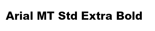 Arial MT Std