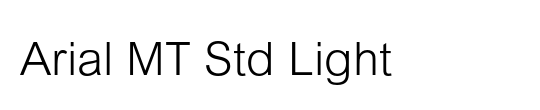 Arial MT Std