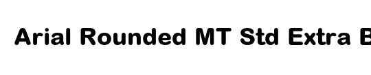 Arial Rounded MT Std