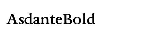 AsdanteBold