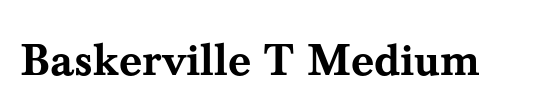 Baskerville T