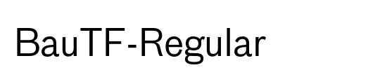 BauTF-Regular