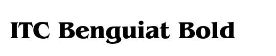 ITC Benguiat