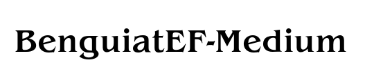 BenguiatEF-Medium