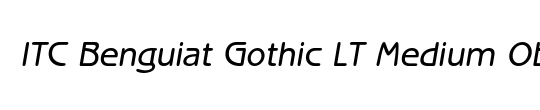 ITC Benguiat Gothic LT