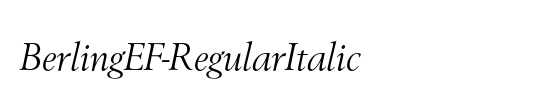 BerlingEF-RegularItalic