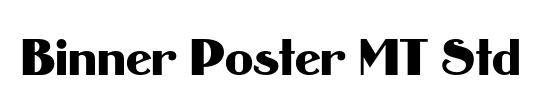 Binner Poster MT Std