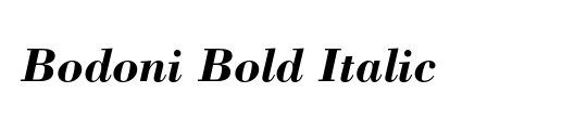Bodoni
