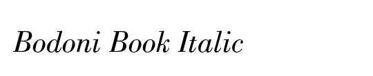 Bodoni