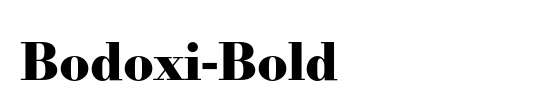 Bodoxi-Bold