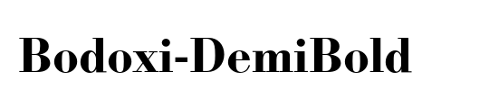 Bodoxi-DemiBold