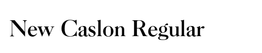 New Caslon BQ