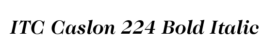 ITC Caslon 224