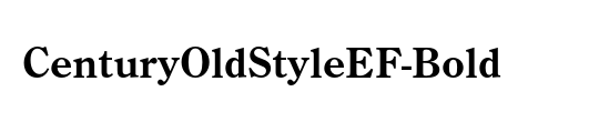 CenturyOldStyleEF