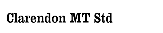 Clarendon MT Std