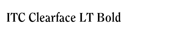 ITC Clearface LT