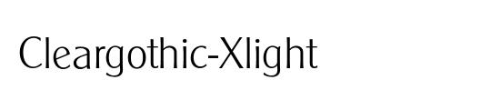 Cleargothic-Xlight