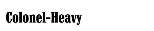 Colonel-Heavy
