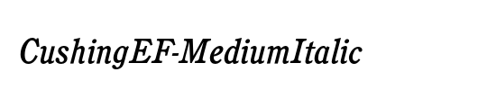 CushingEF-MediumItalic
