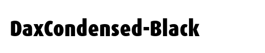 DaxCondensed