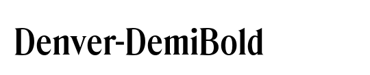 Denver-DemiBold