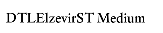 DTL Elzevir
