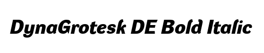DynaGrotesk DE