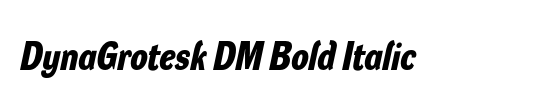 DynaGrotesk DM