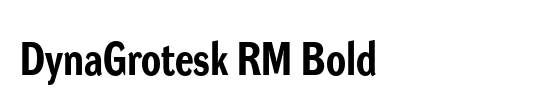 DynaGrotesk RM