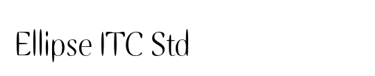 Ellipse ITC Std