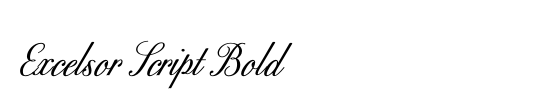 Excelsor Script