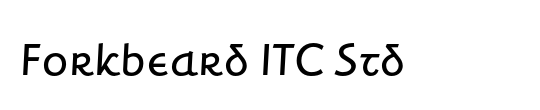 Forkbeard ITC Std