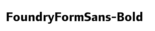 FoundryFormSans