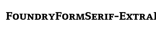 FoundryFormSerif