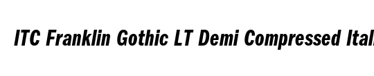 ITC Franklin Gothic LT