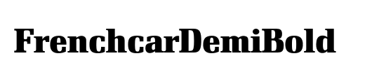 FrenchcarDemiBold