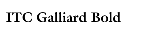 ITC Galliard