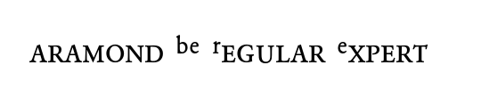 Garamond BE