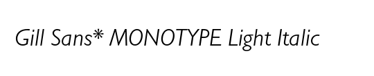 Gill Sans BQ