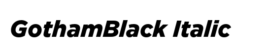 GothamBlack