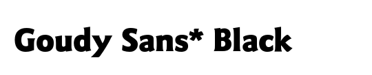 Goudy Sans BQ