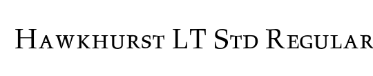 Hawkhurst LT Std RegularSC