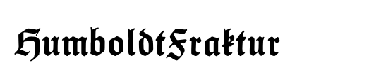 HumboldtFraktur