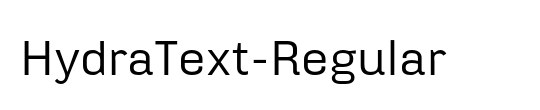 HydraText-Regular
