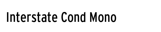 Interstate Cond Mono