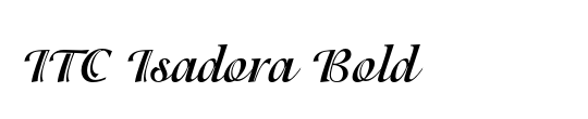 ITC Isadora